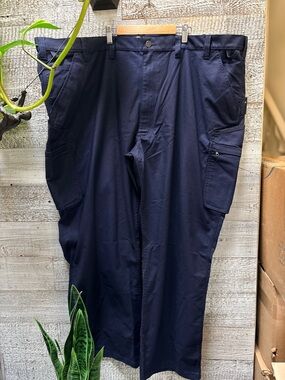 Carhartt | Relaxed Fit Straight Utility Cargo Work Pants - Men's 50x30, Blue